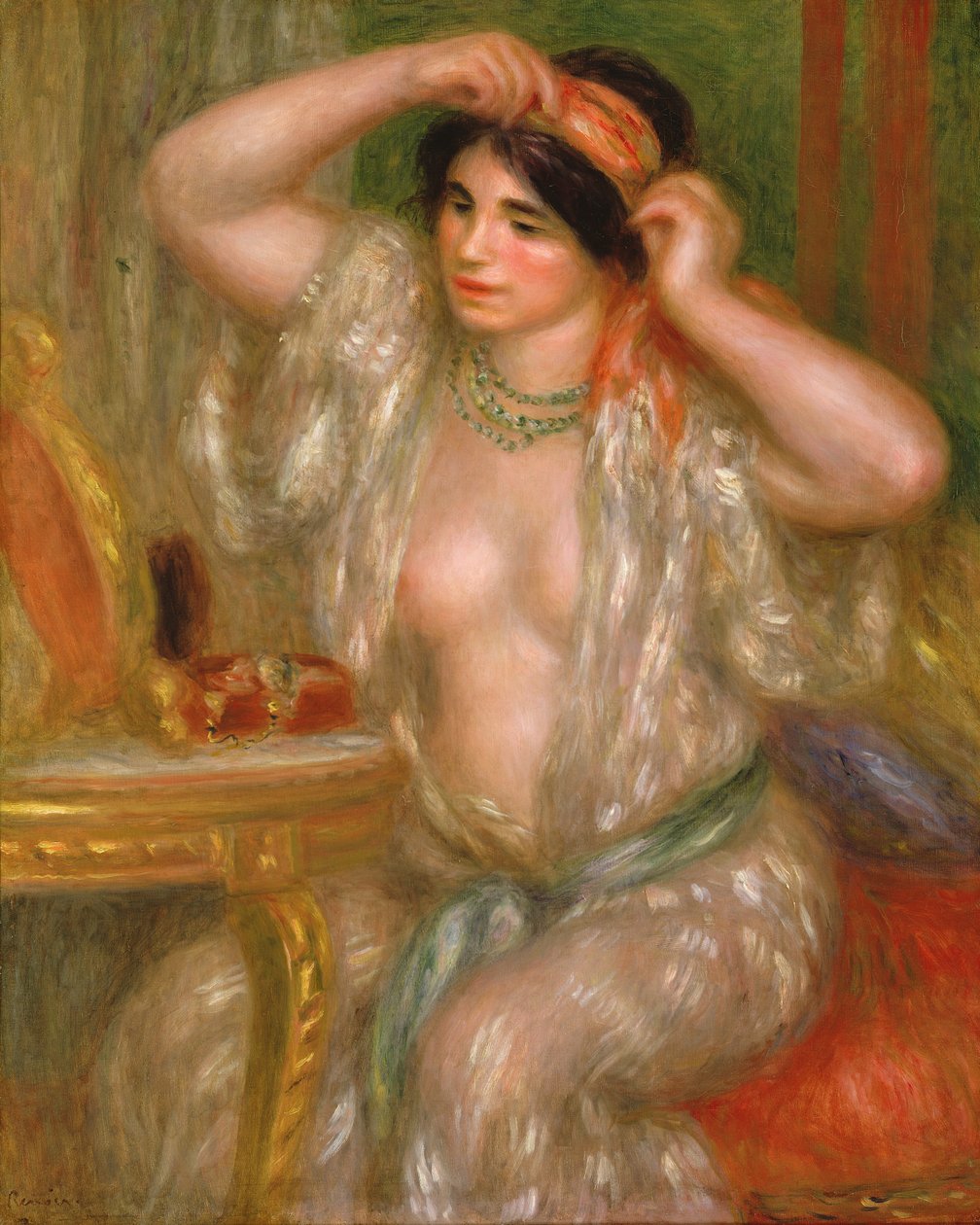 Gabrielle a tükörben, 1910 alkotó: Pierre Auguste Renoir