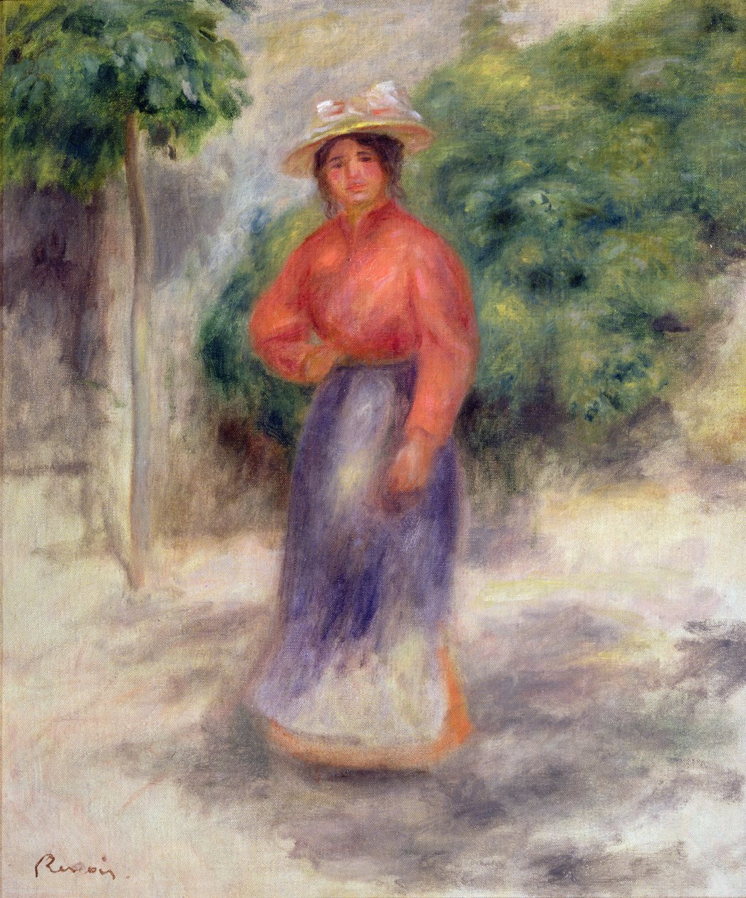 Gabrielle a kertben, 1905 körül alkotó: Pierre Auguste Renoir