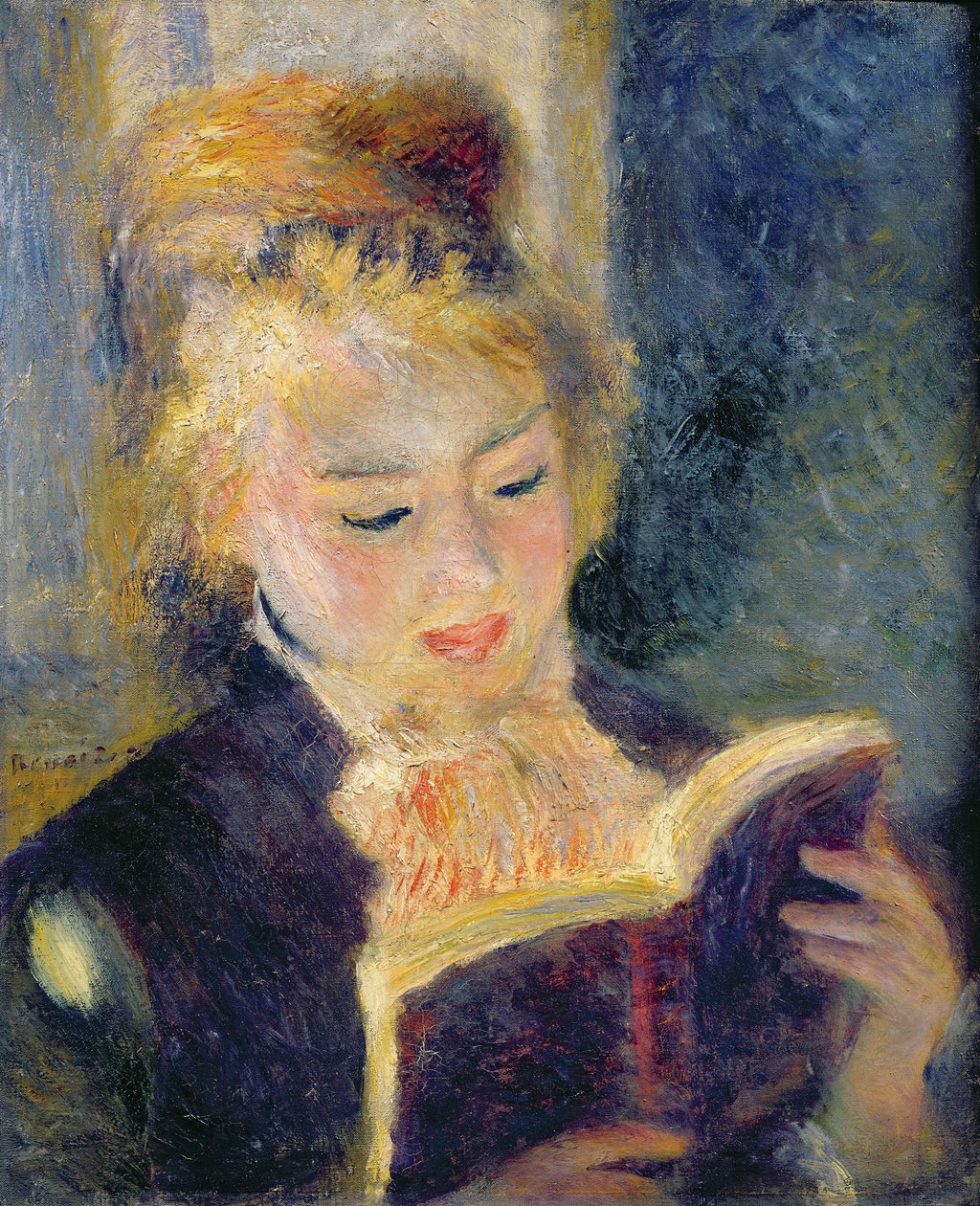 Olvasó lány, 1874 alkotó: Pierre Auguste Renoir