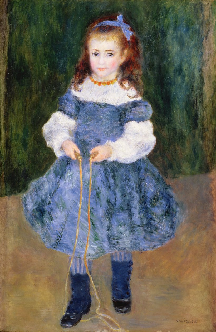Lány ugrókötéllel, 1876 alkotó: Pierre Auguste Renoir