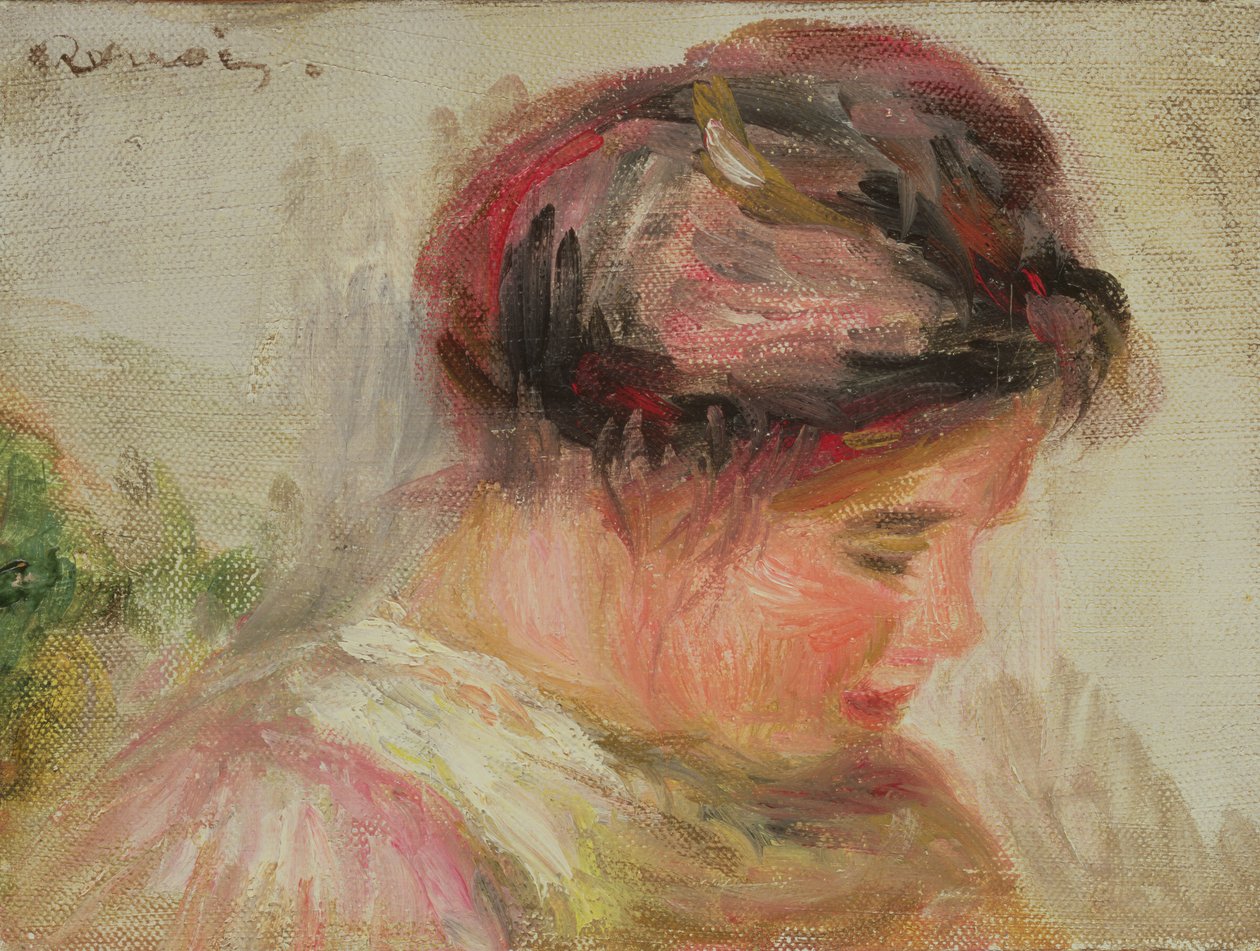 Gabrielle vezetője alkotó: Pierre Auguste Renoir