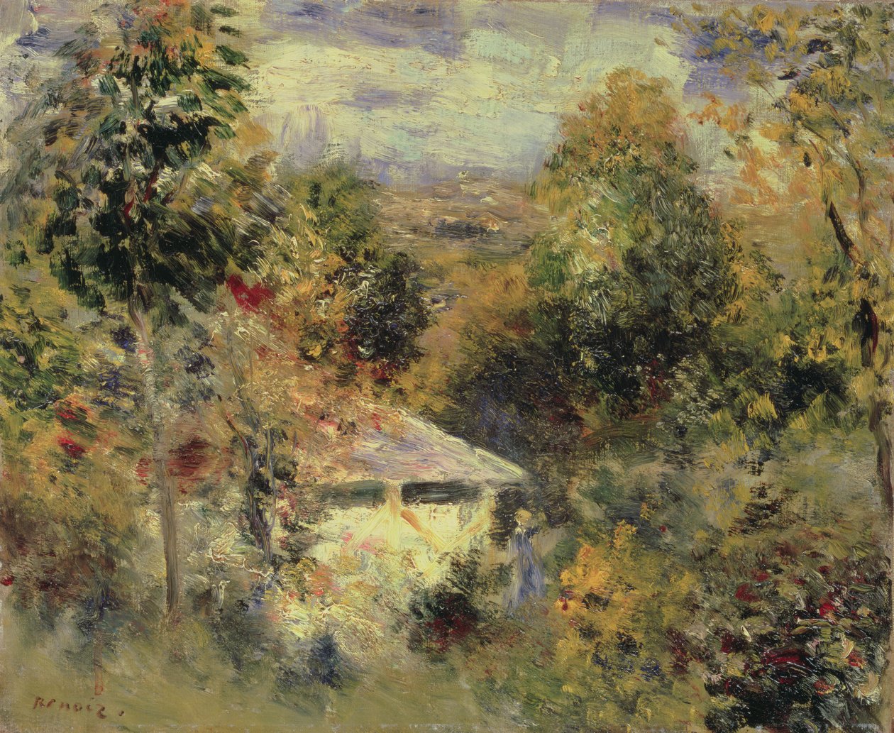 Ház az erdőben, 1875 alkotó: Pierre Auguste Renoir