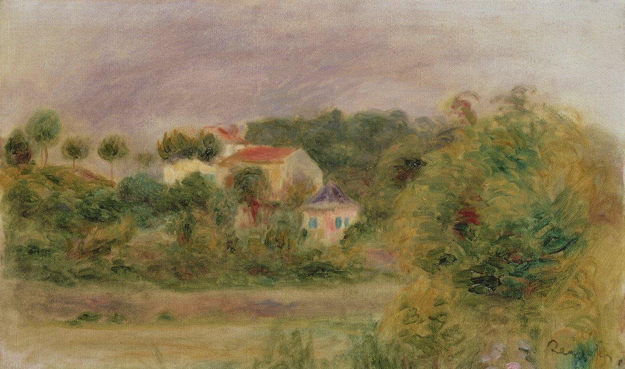 Házak a parkban alkotó: Pierre Auguste Renoir