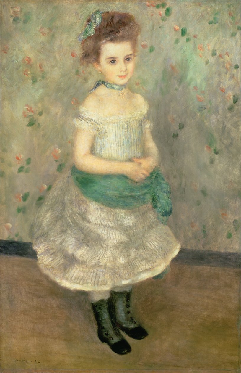 Jeanne Durand-Ruel (1870-1914) 1876 alkotó: Pierre Auguste Renoir