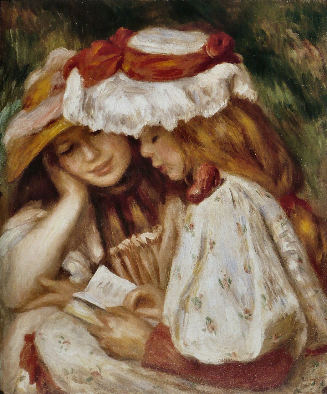 Fiatal lányok olvasás alkotó: Pierre Auguste Renoir