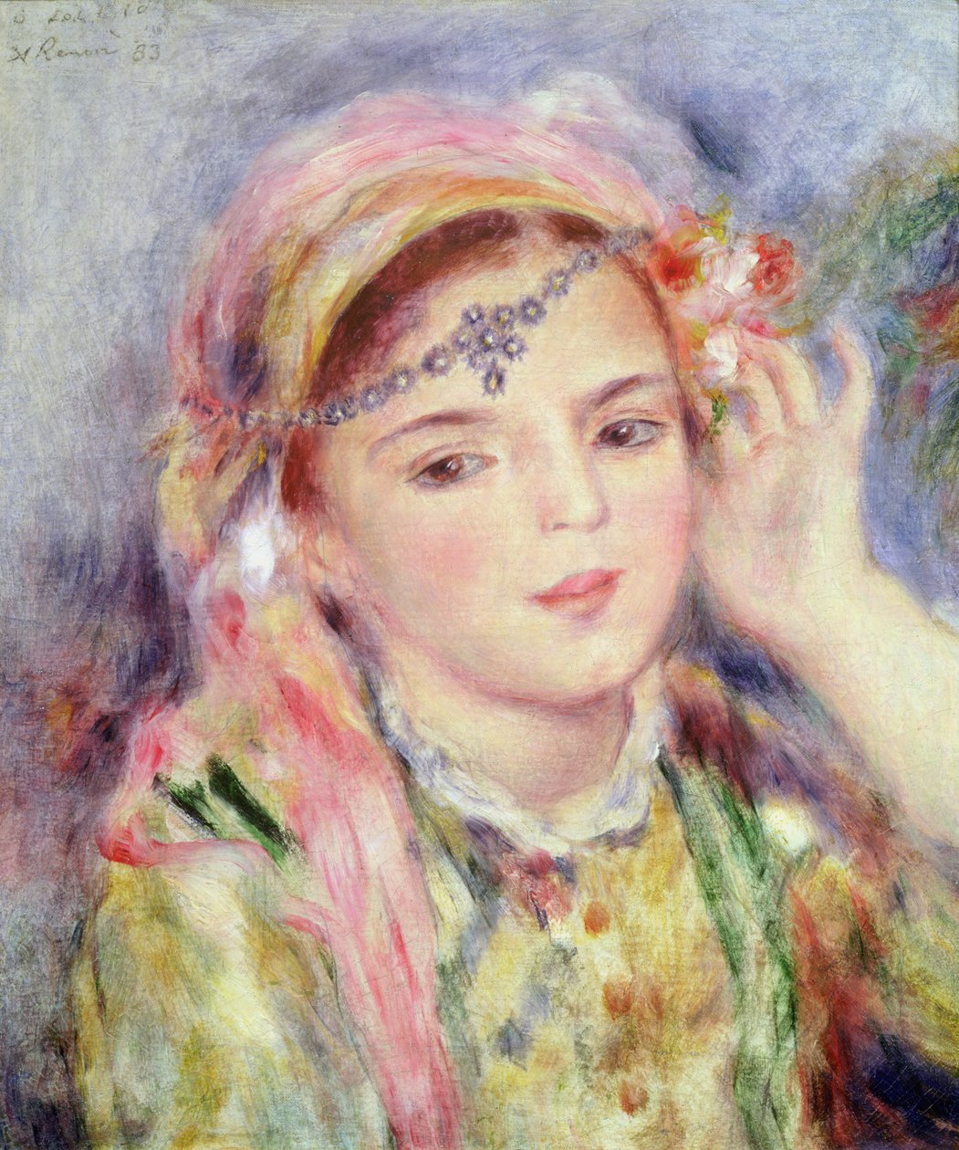 Az algériai, 1883 alkotó: Pierre Auguste Renoir
