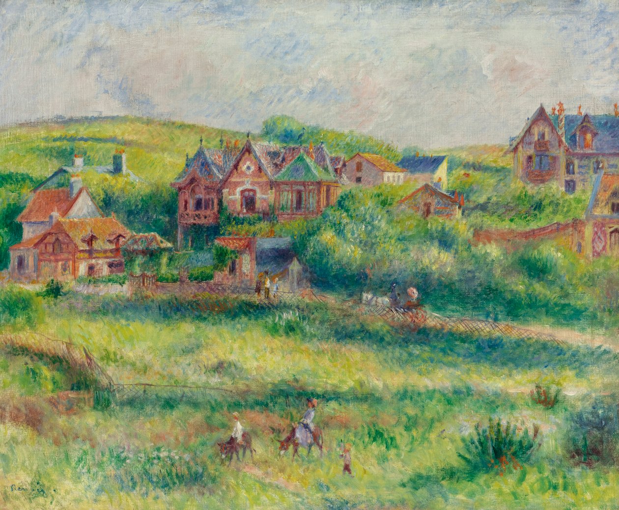A CHÂLET DE BLANCHE PIERSON POURVILLE-BEN alkotó: Pierre Auguste Renoir