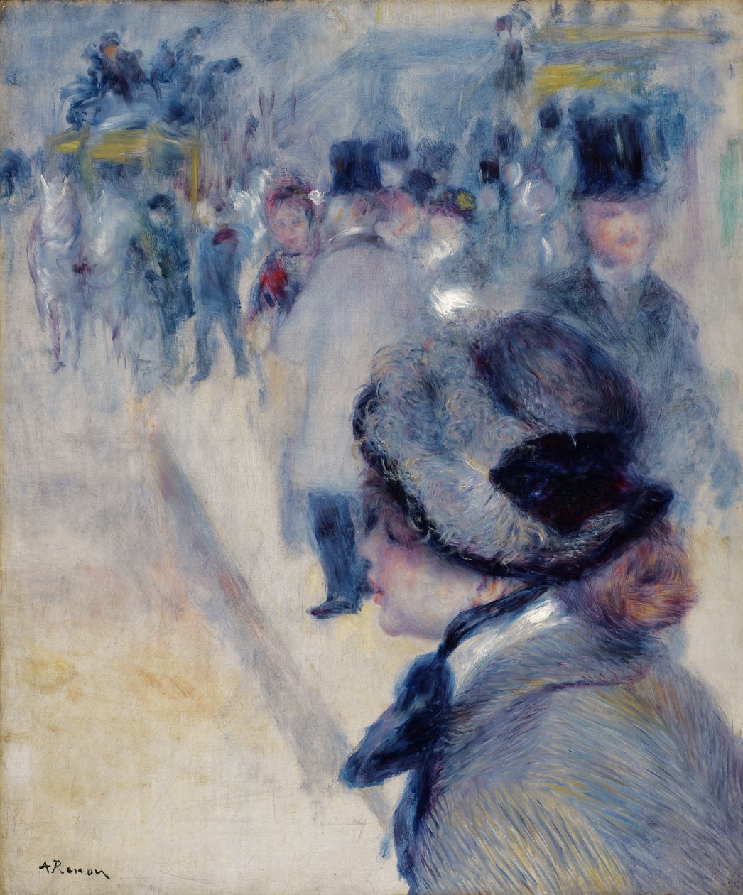 Clichy hely, 1880 körül alkotó: Pierre Auguste Renoir