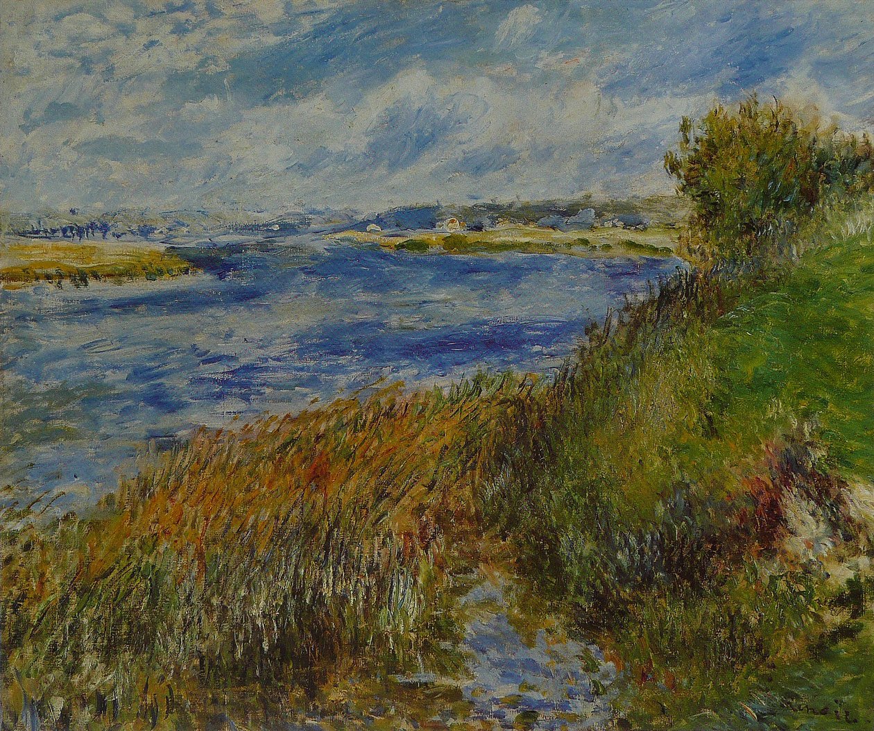 A Szajna Champrosayban alkotó: Pierre Auguste Renoir