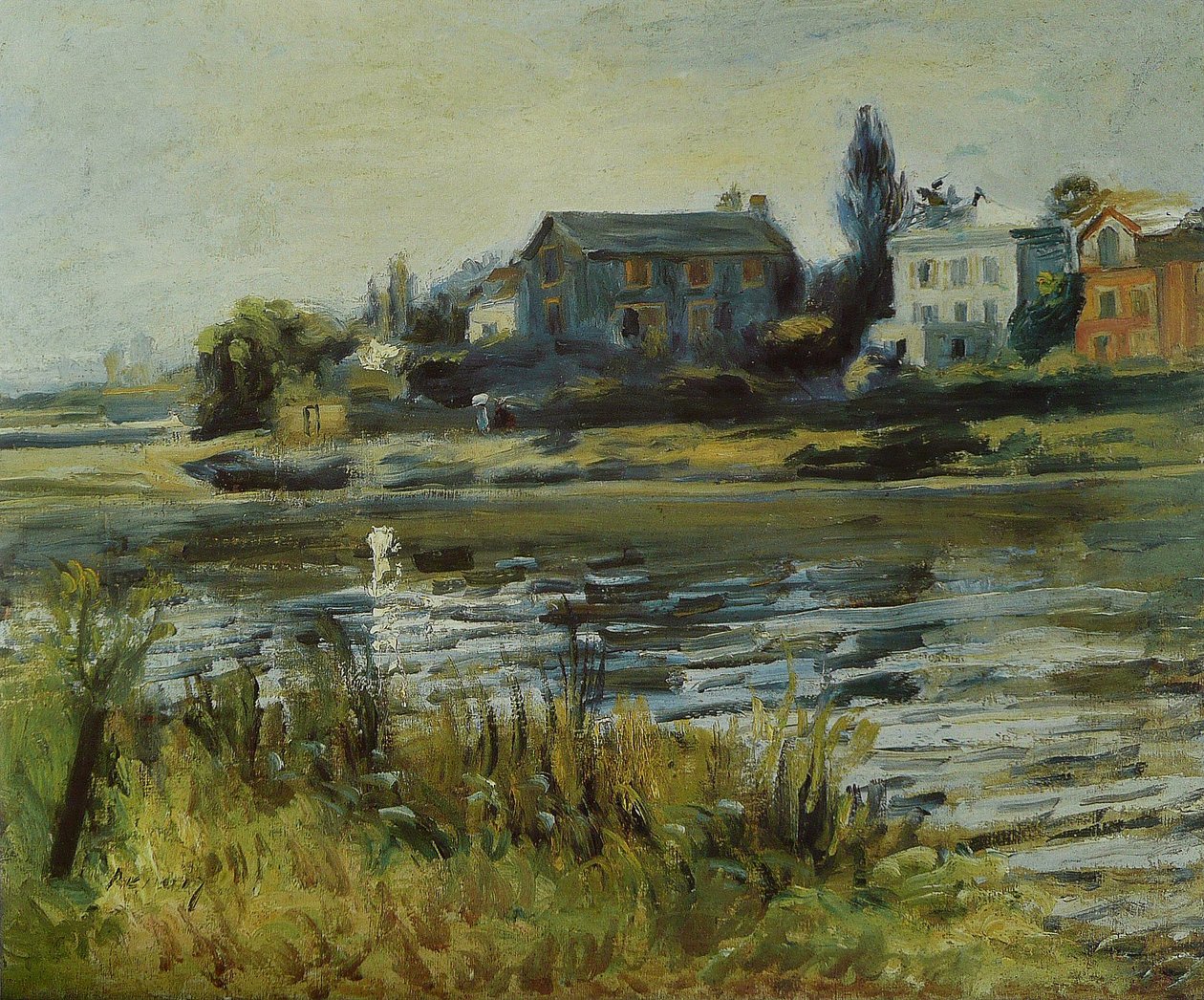 A Szajna Chatouban alkotó: Pierre Auguste Renoir