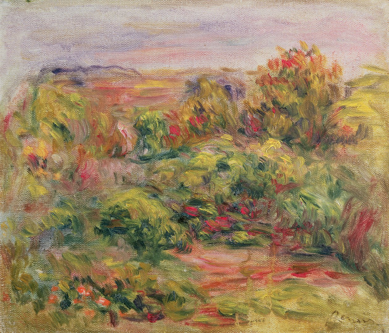 Tájkép alkotó: Pierre Auguste Renoir