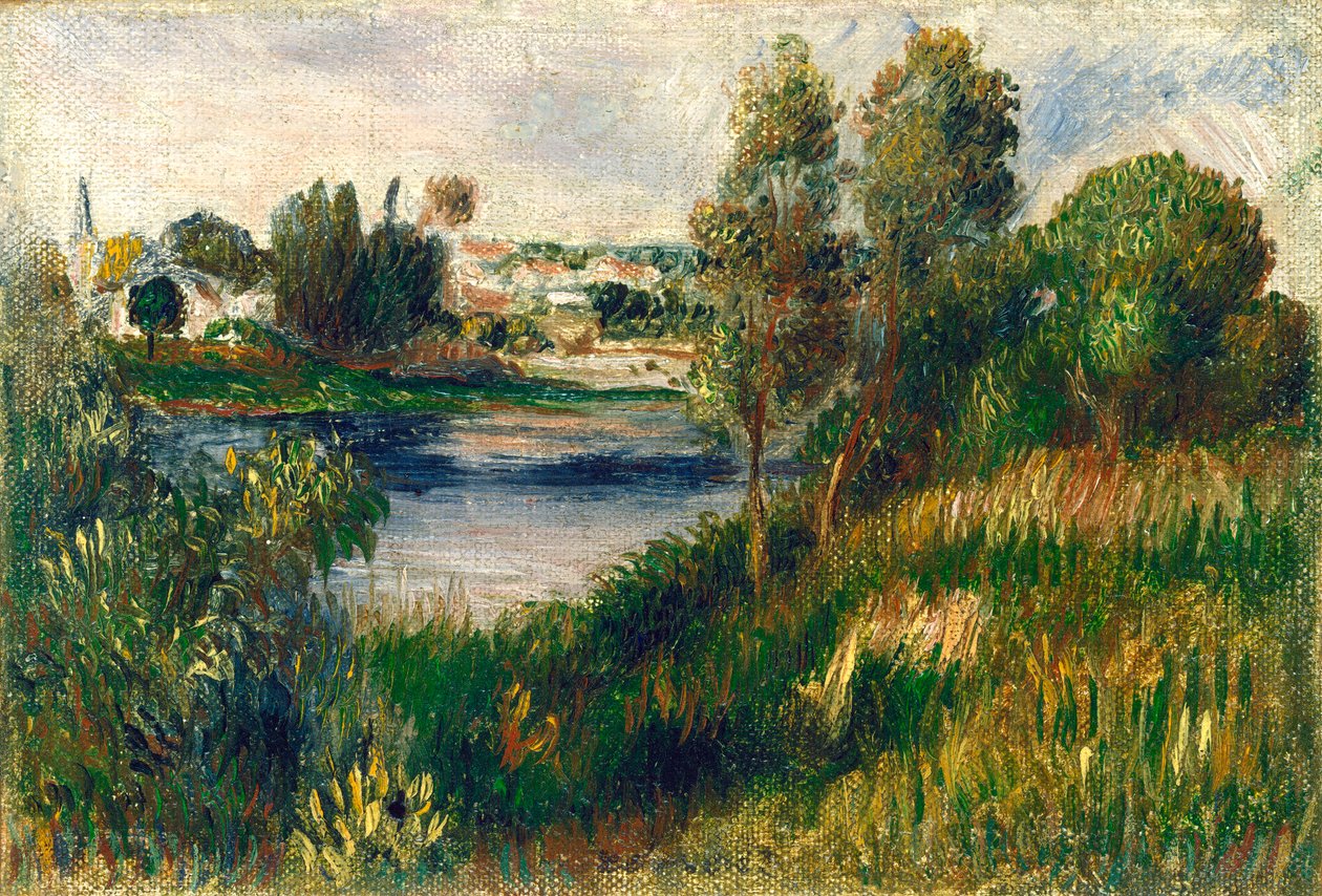 Táj Vétheuilnál, 1890 körül alkotó: Pierre Auguste Renoir