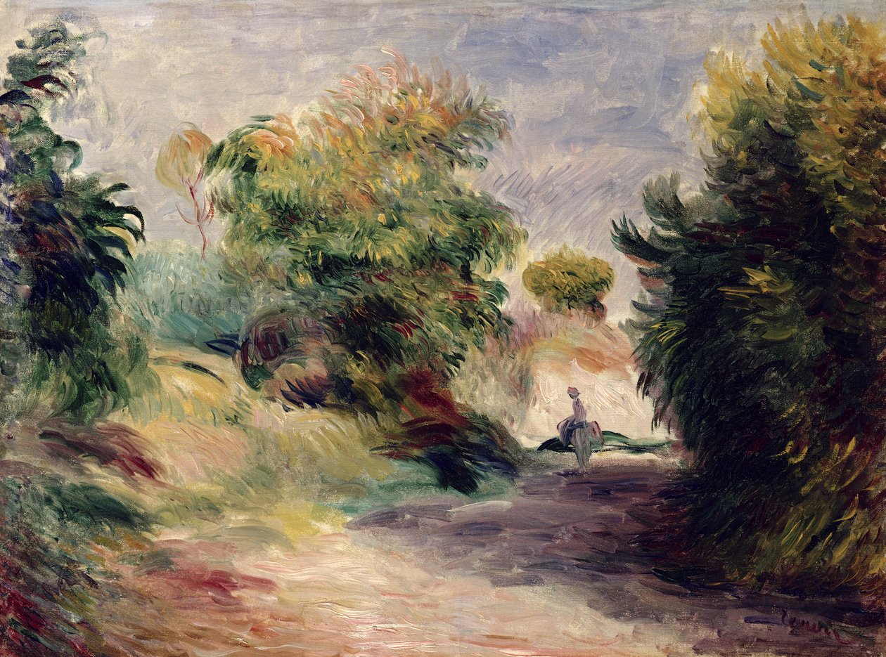 Tájkép Cagnes közelében, 1907 alkotó: Pierre Auguste Renoir