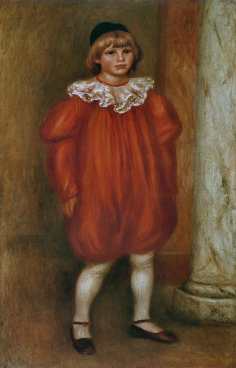 A bohóc (Claude Renoir) alkotó: Pierre Auguste Renoir