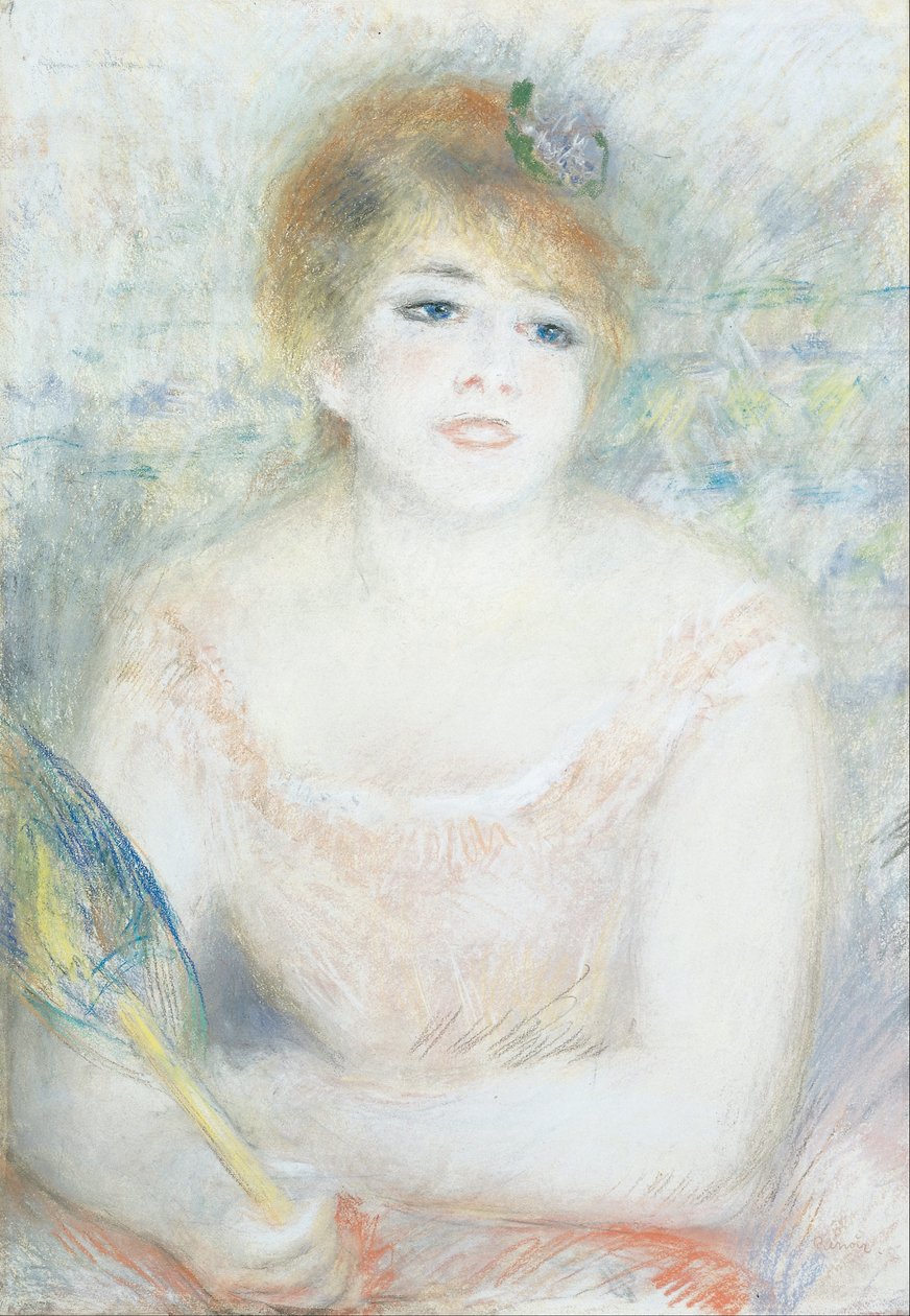 Jeanne Samary kisasszony alkotó: Pierre Auguste Renoir