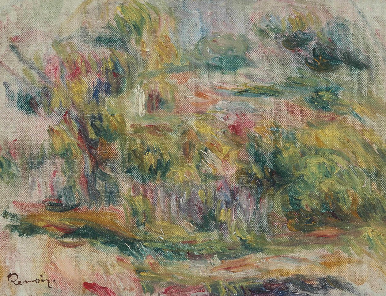 Vidéki táj alkotó: Pierre Auguste Renoir