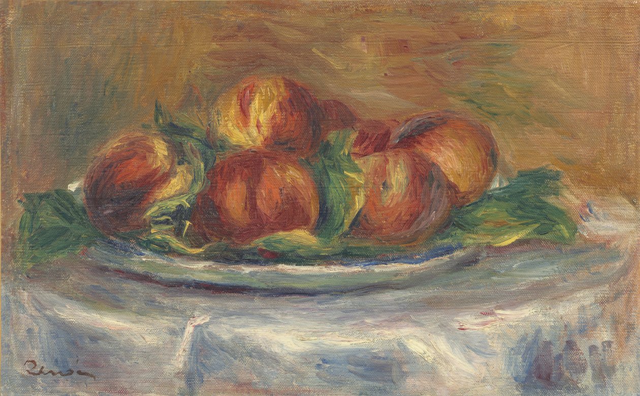 Őszibarack tányéron, 1902-5 alkotó: Pierre Auguste Renoir