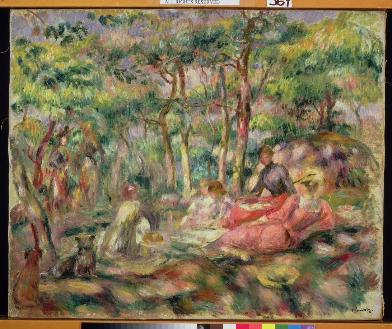 Piknik, 1893 körül alkotó: Pierre Auguste Renoir