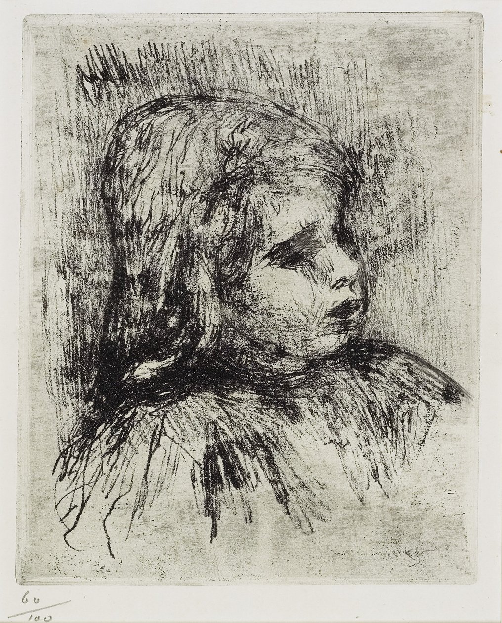 Claude Renoir portréja, 1908 alkotó: Pierre Auguste Renoir