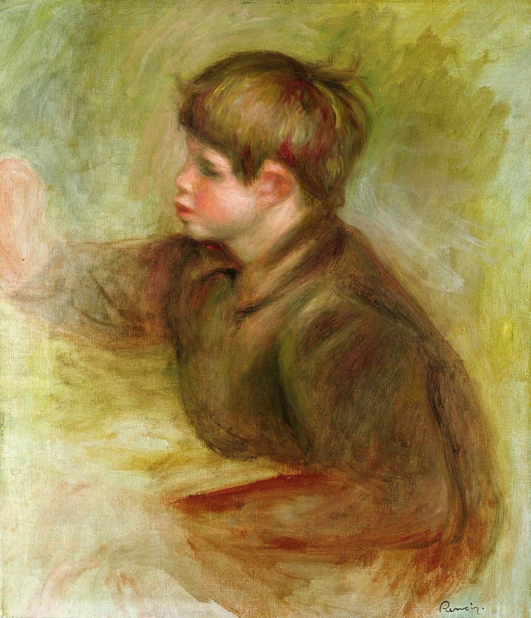 Coco-festmény portréja, 1910-1912 körül alkotó: Pierre Auguste Renoir