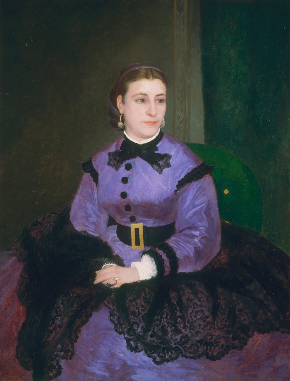 Mademoiselle Sicot portréja, 1865 alkotó: Pierre Auguste Renoir