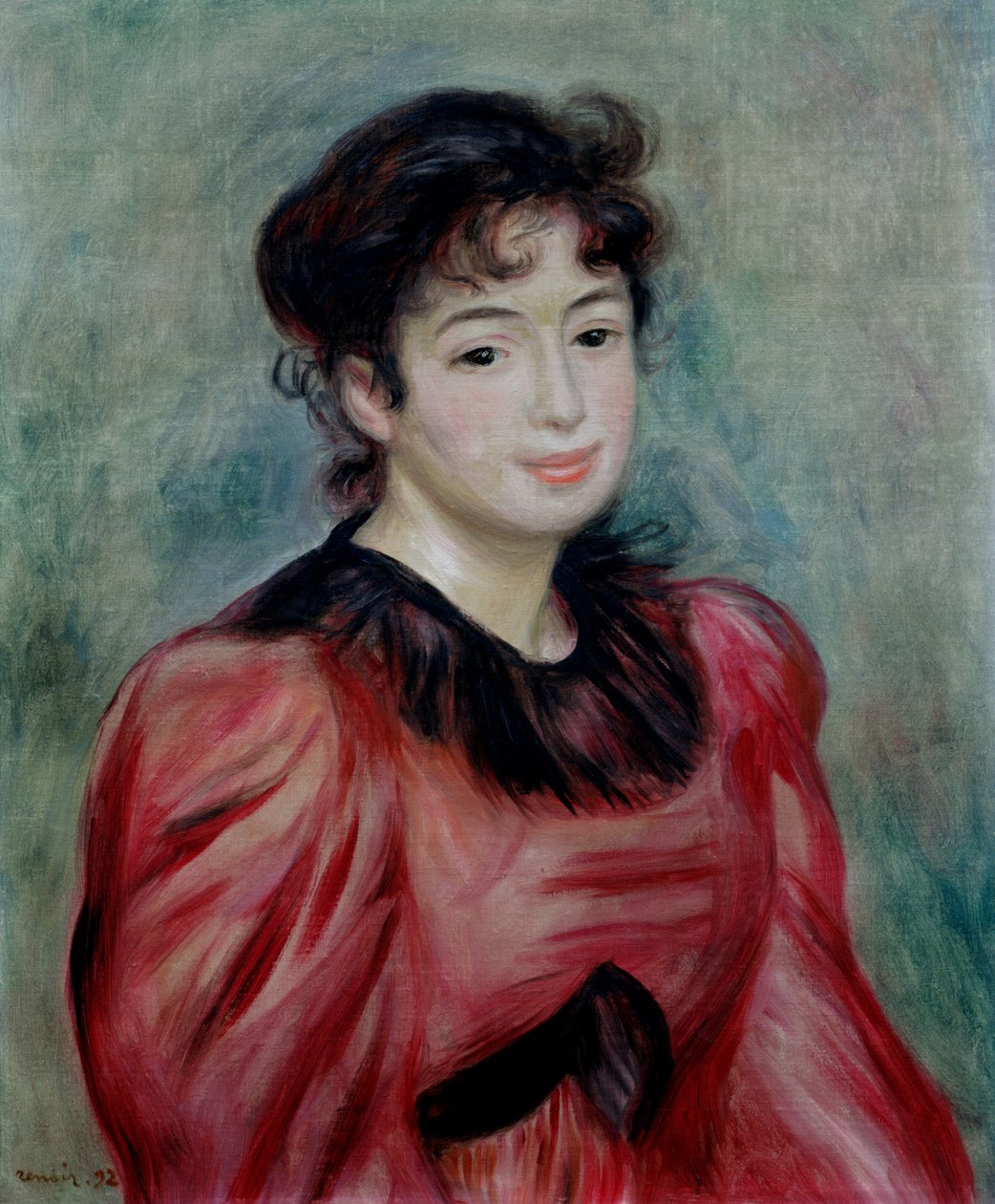Mademoiselle Victorine de Bellio (1863-1957) portréja 1892 alkotó: Pierre Auguste Renoir