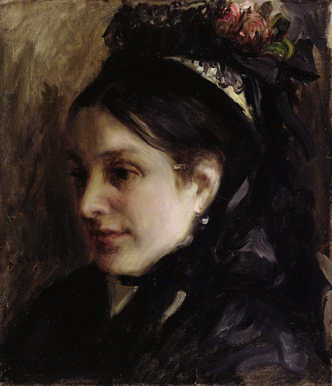 Rapha Maitre portréja, 1870 alkotó: Pierre Auguste Renoir