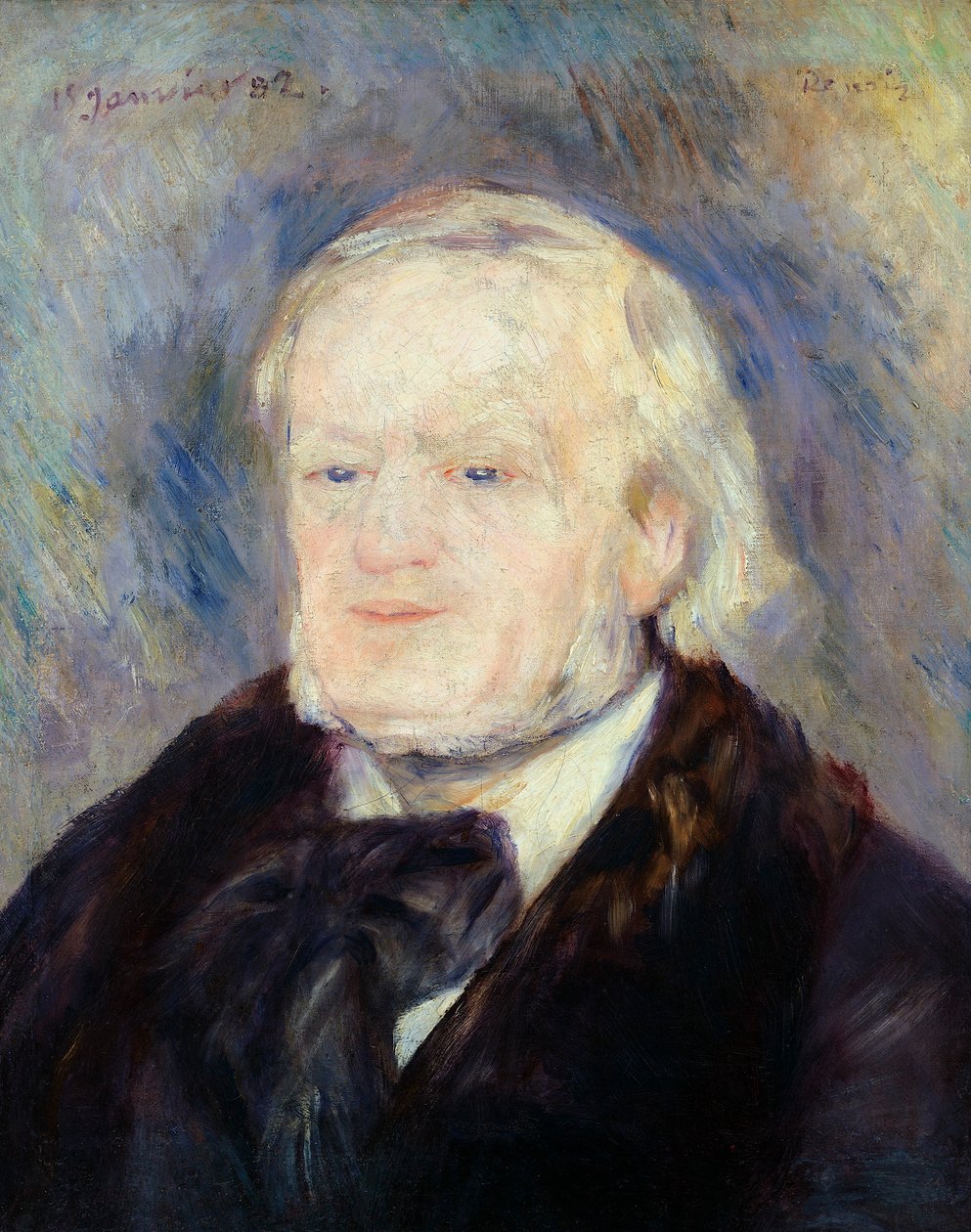 Richard Wagner (1813-83) portréja 1882 alkotó: Pierre Auguste Renoir
