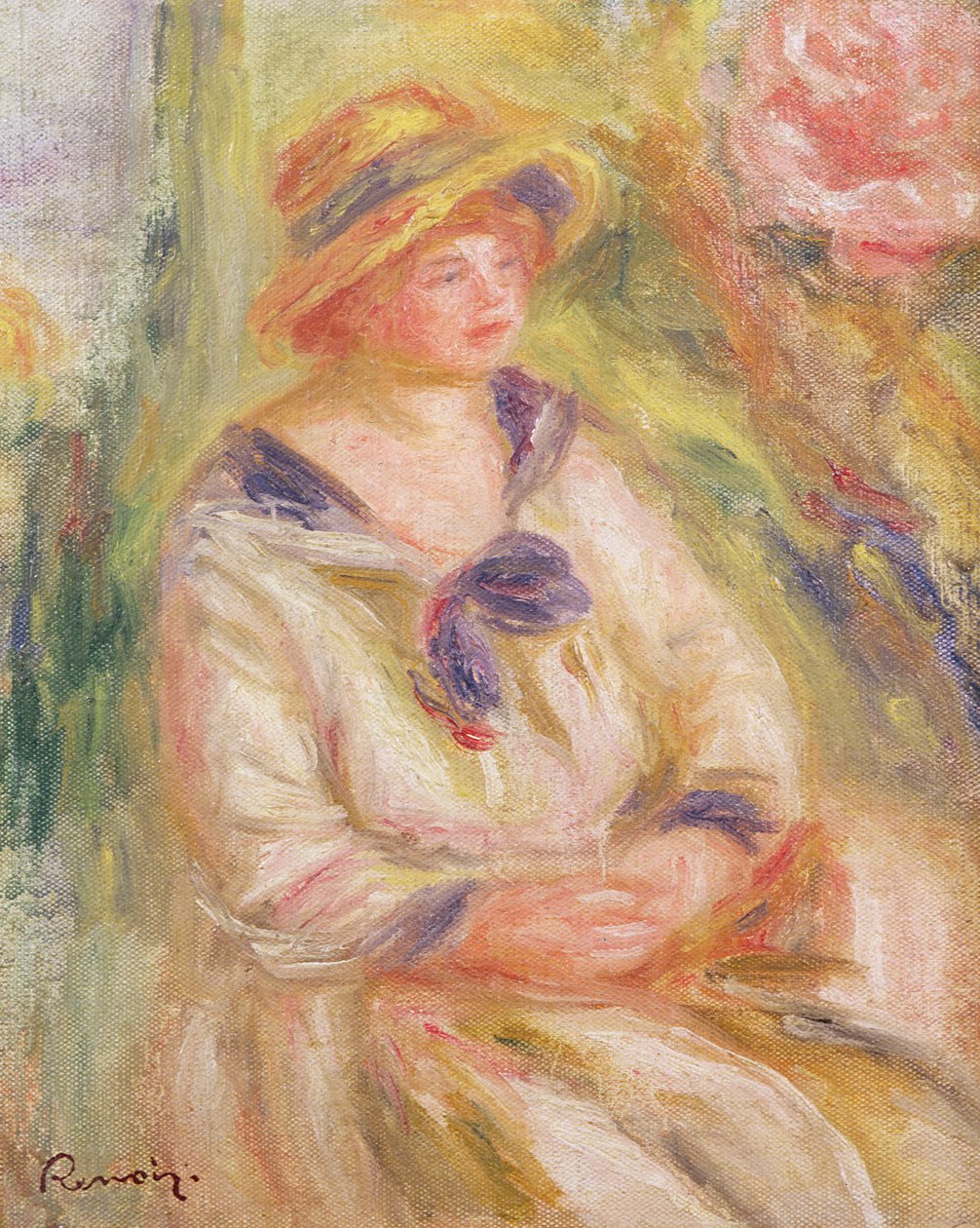 Női portré, 1910 körül alkotó: Pierre Auguste Renoir