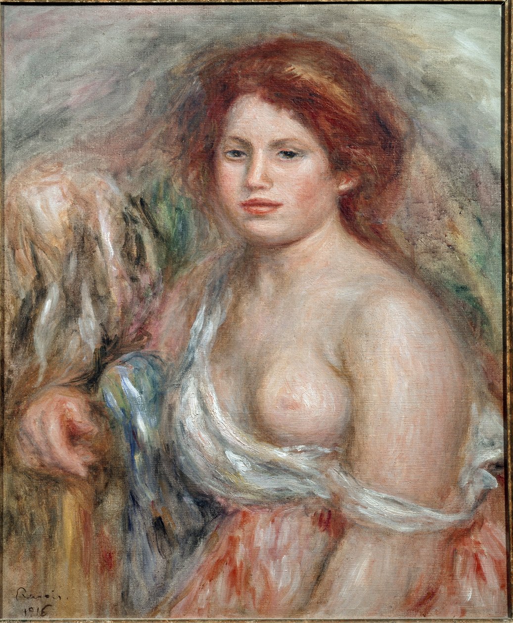 Egy festőmodell portréja, 1916 alkotó: Pierre Auguste Renoir