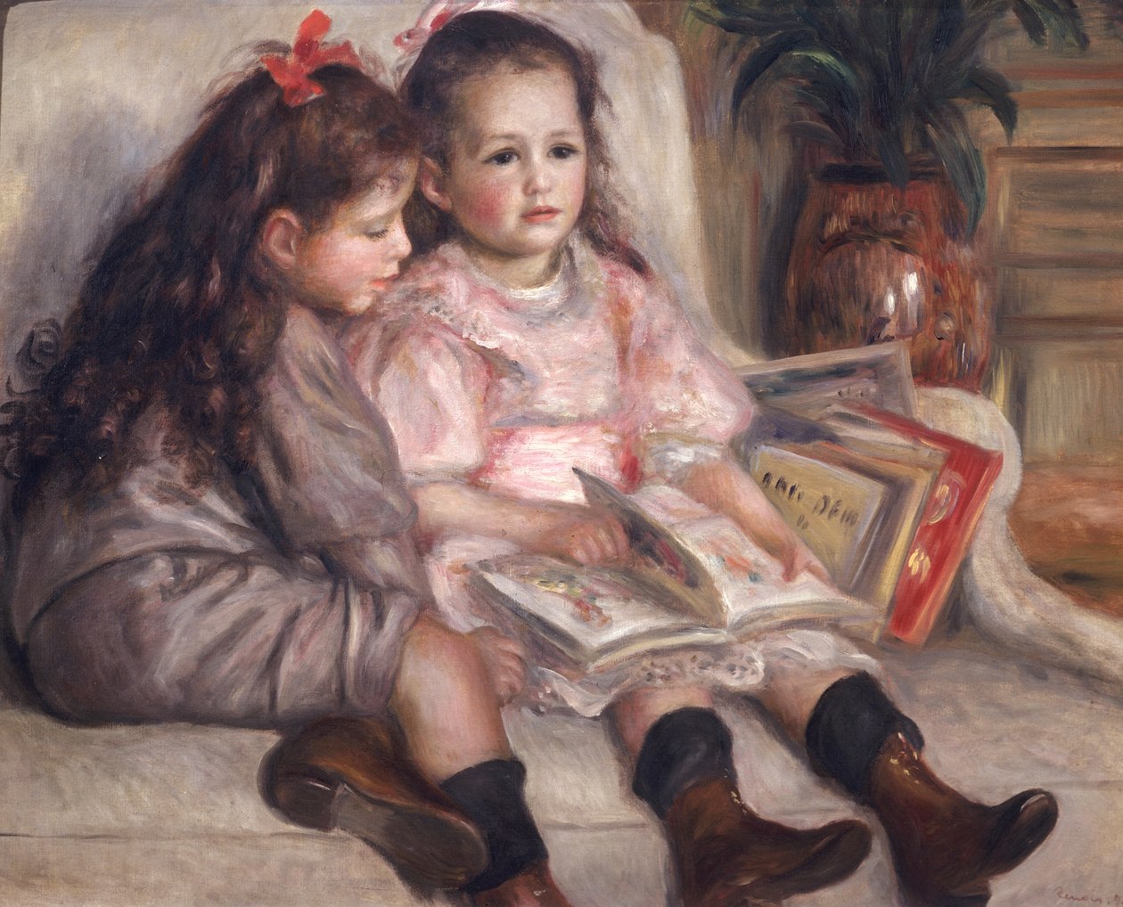 Gyermekportrék, avagy Martial Caillebotte gyermekei, 1895 alkotó: Pierre Auguste Renoir