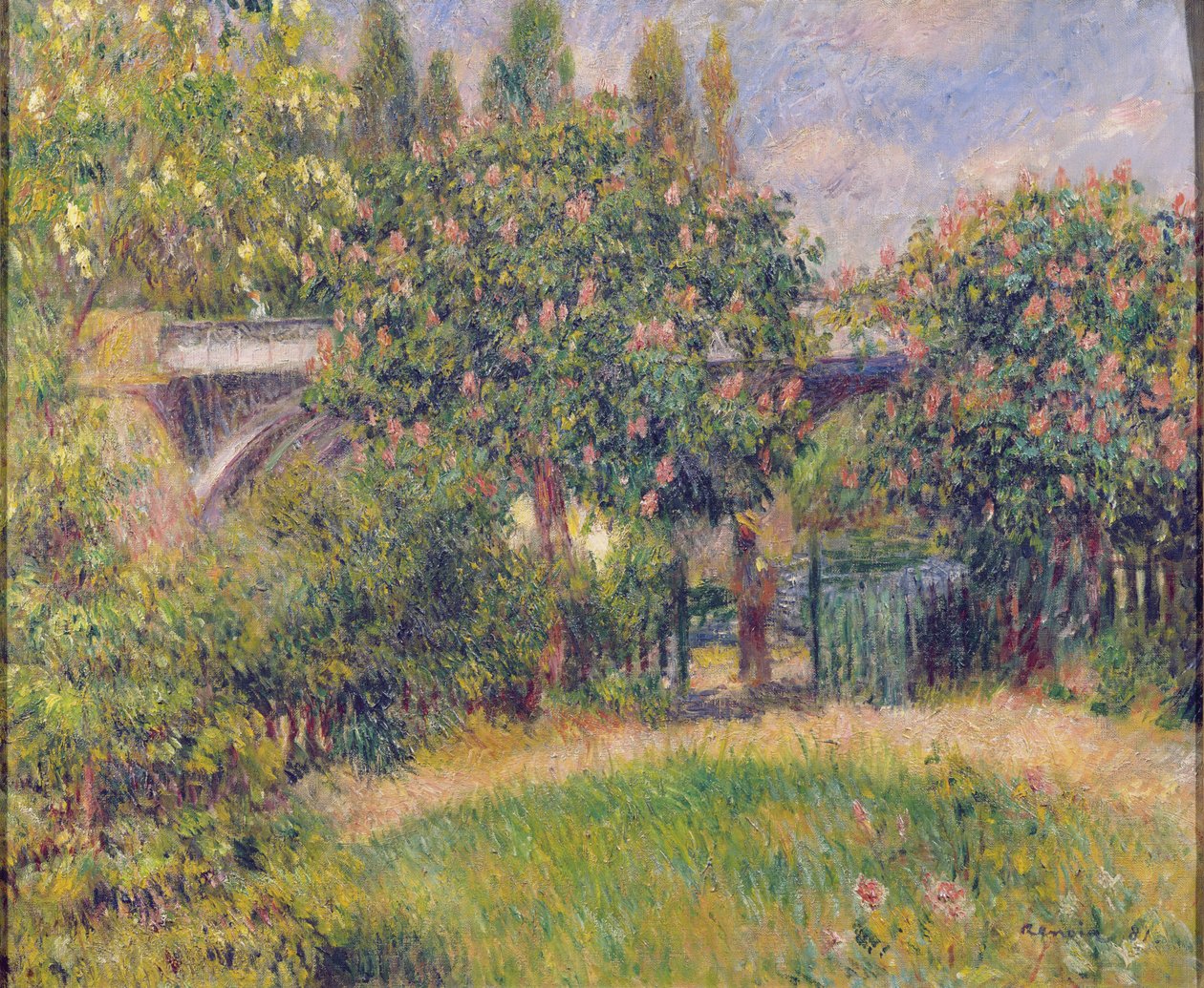 Vasúti híd Chatouban, 1881 alkotó: Pierre Auguste Renoir