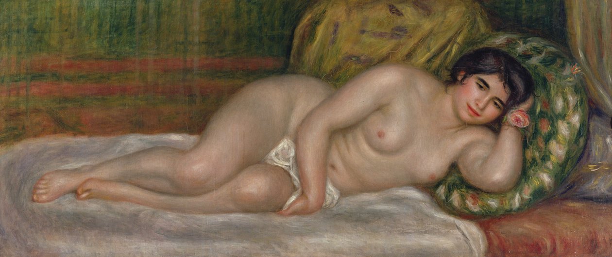 Fekvő női akt (Gabrielle) 1906-07 alkotó: Pierre Auguste Renoir