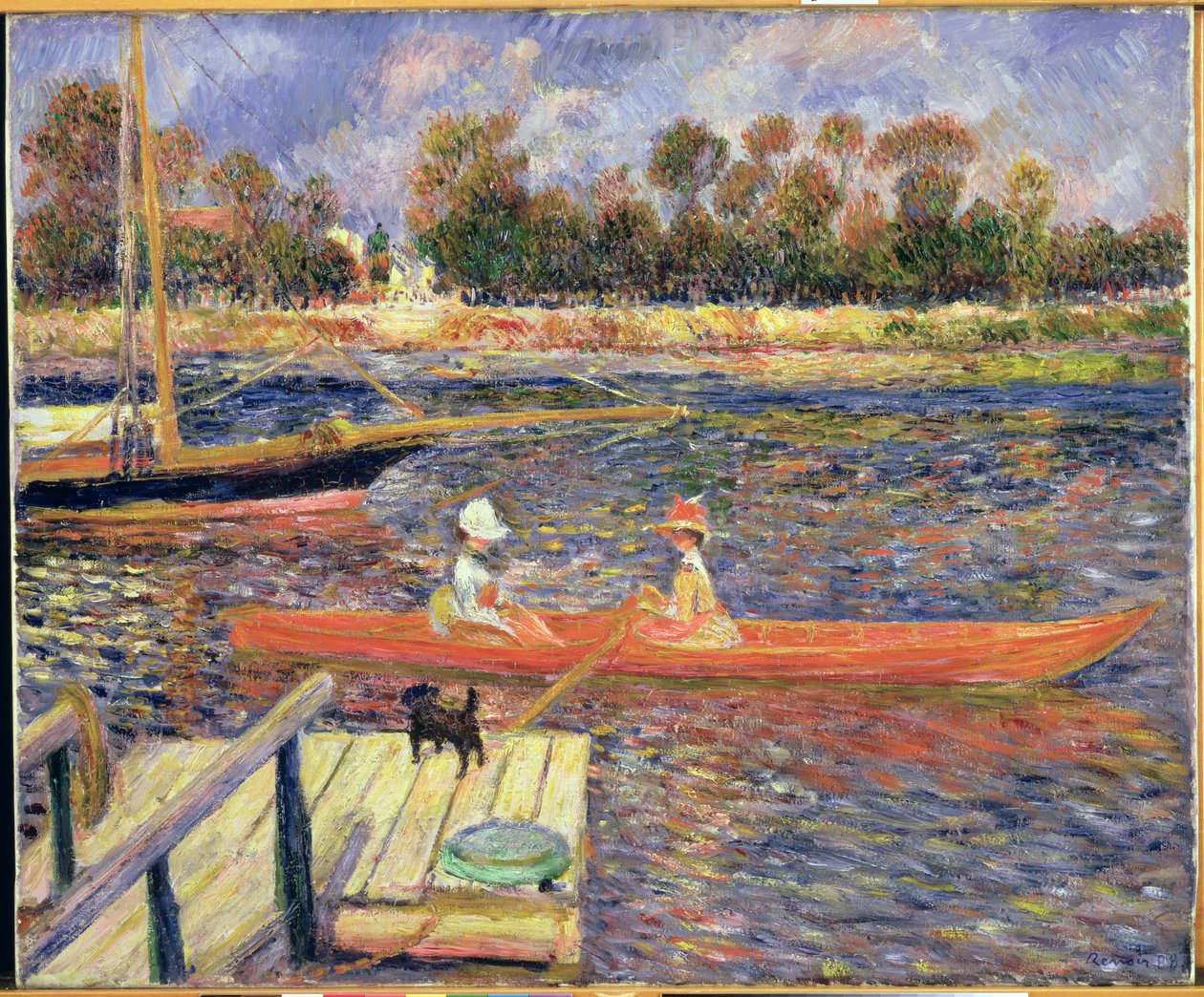 Vörös csónak, Argenteuil, 1888 alkotó: Pierre Auguste Renoir
