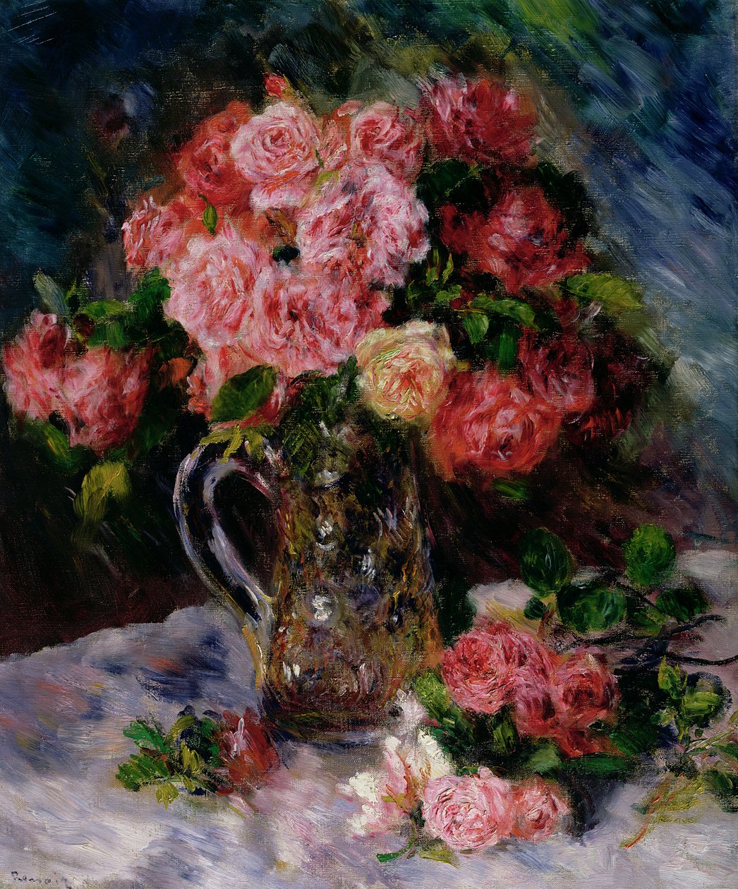 Rózsák, 1879 körül alkotó: Pierre Auguste Renoir