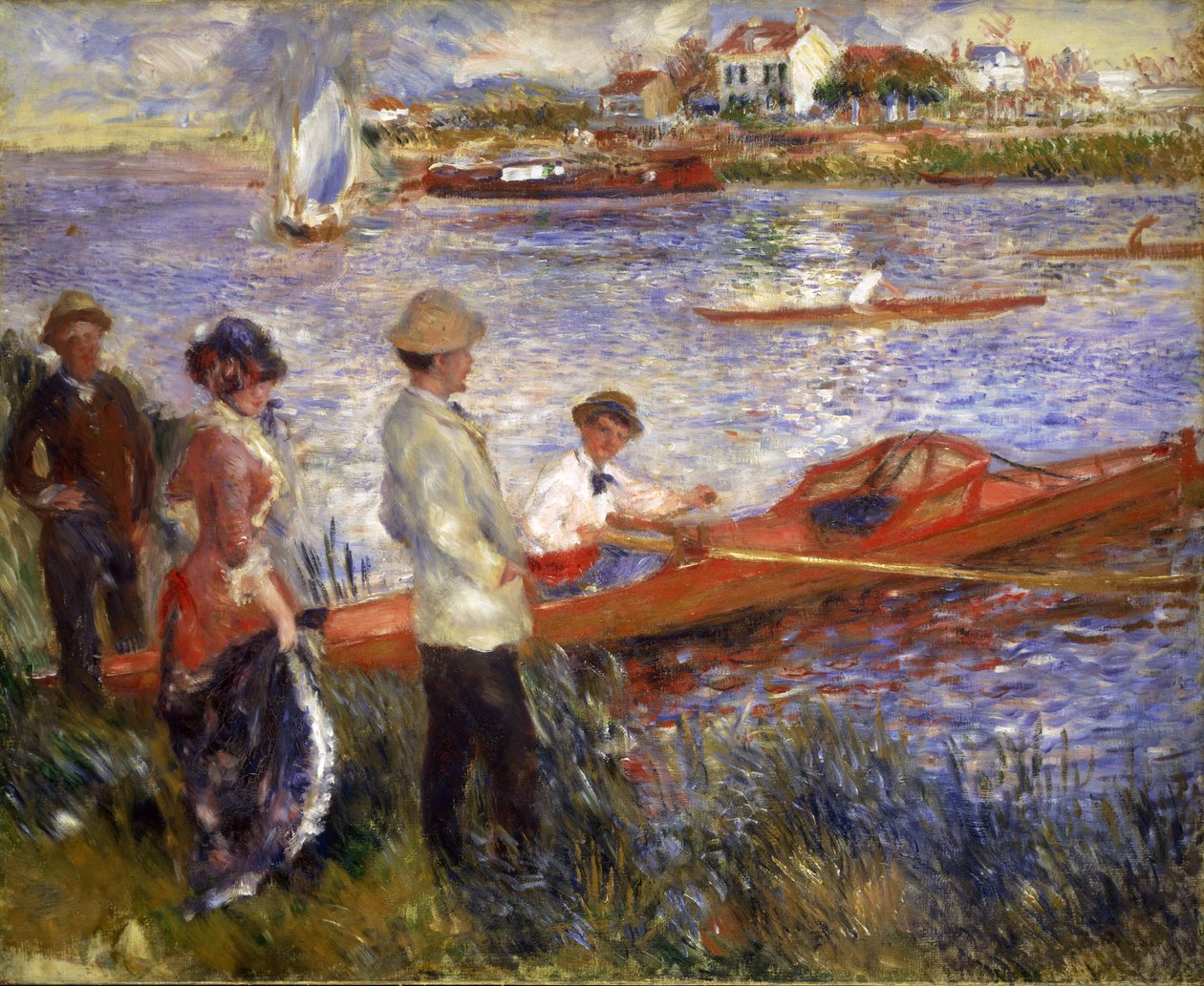 Evezősök Chatouban alkotó: Pierre Auguste Renoir