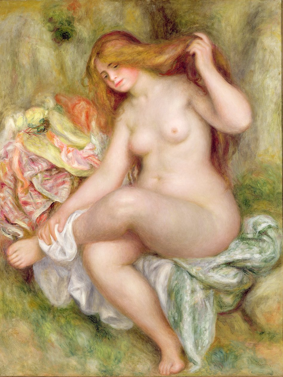 Ülő fürdőző, 1903-06 alkotó: Pierre Auguste Renoir