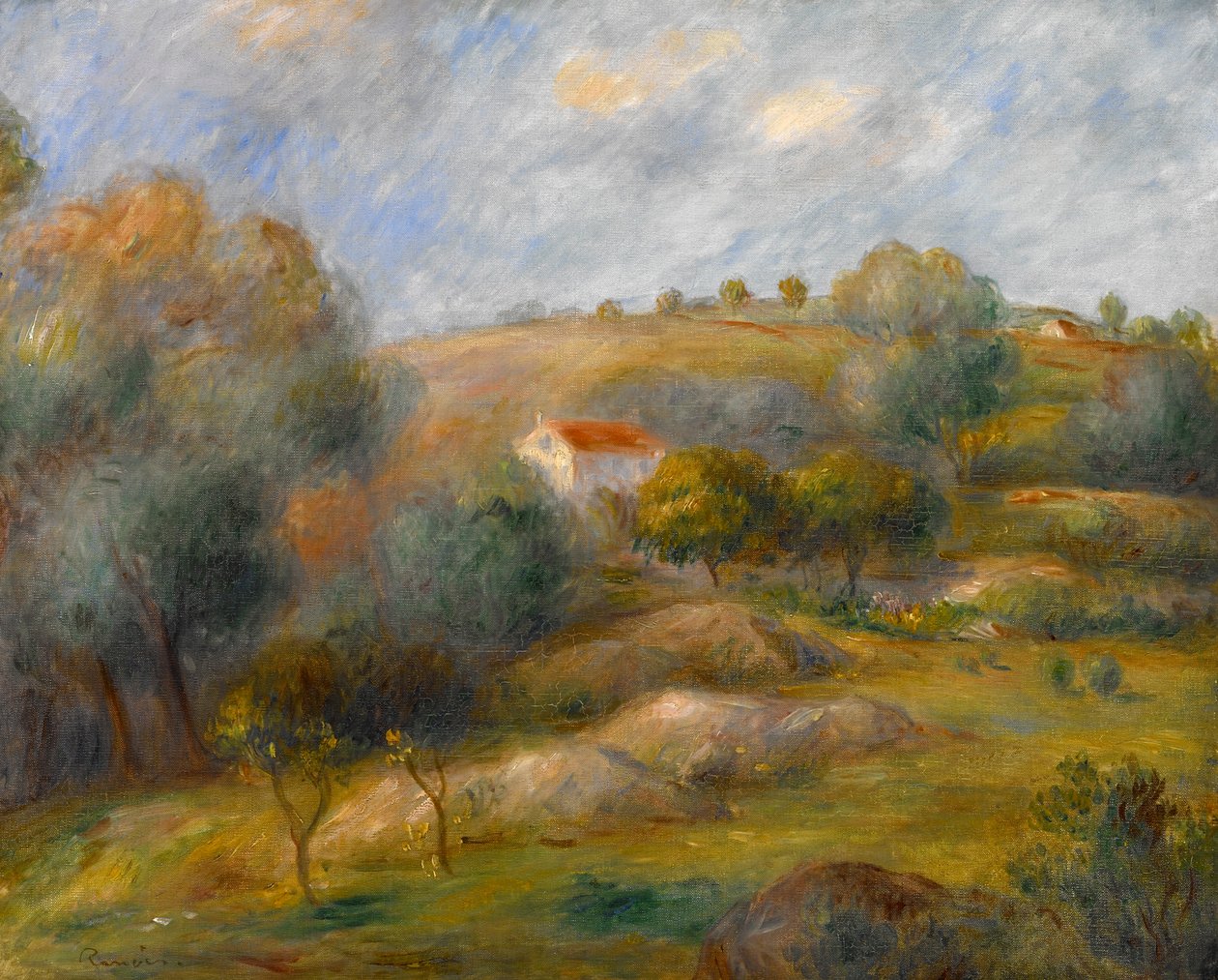 Tavasz Essoyesben alkotó: Pierre Auguste Renoir