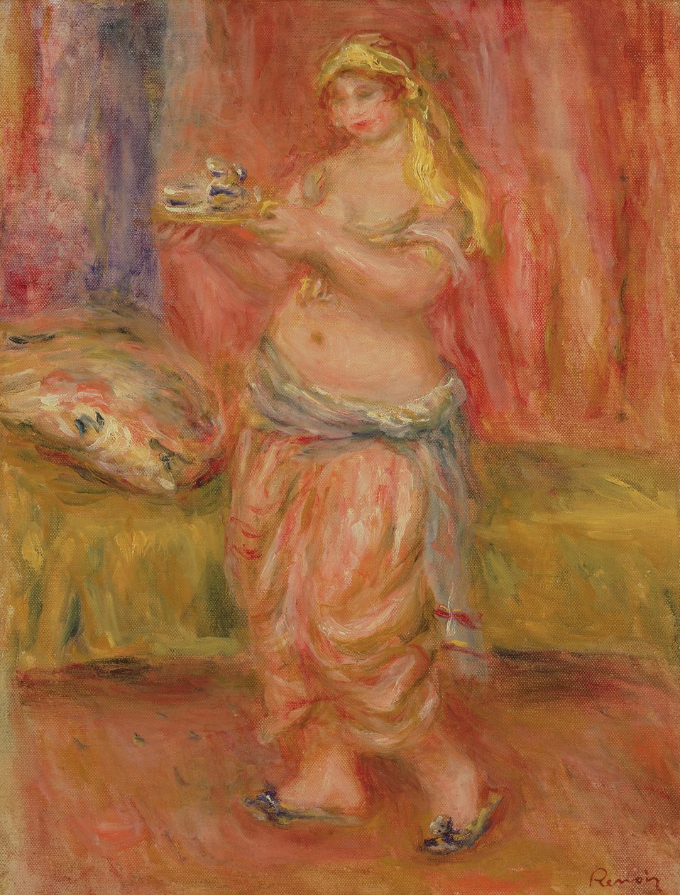Álló Odalisque, 1917 körül alkotó: Pierre Auguste Renoir