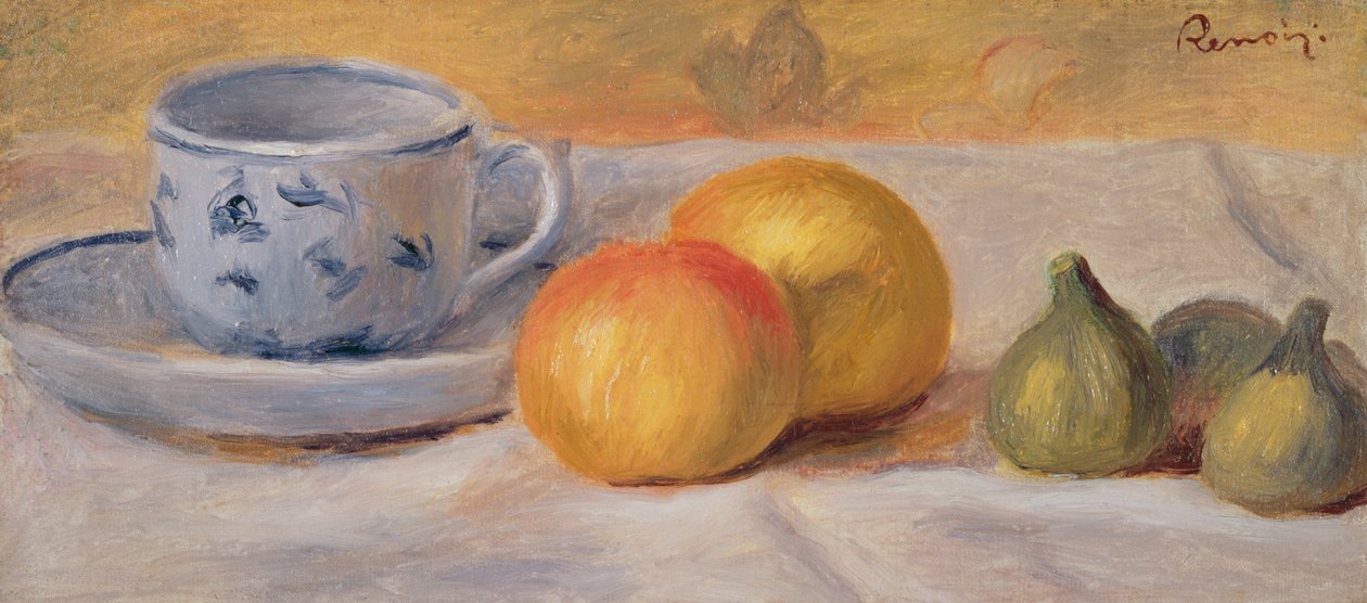 Csendélet kék kupával (Nature Morte a la Tasse Bleue) 1900 körül alkotó: Pierre Auguste Renoir