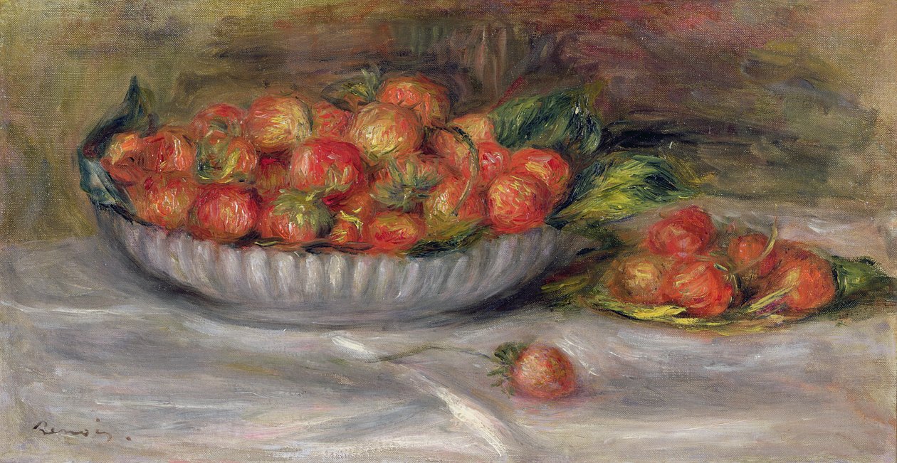 Csendélet eperrel, 1914 alkotó: Pierre Auguste Renoir