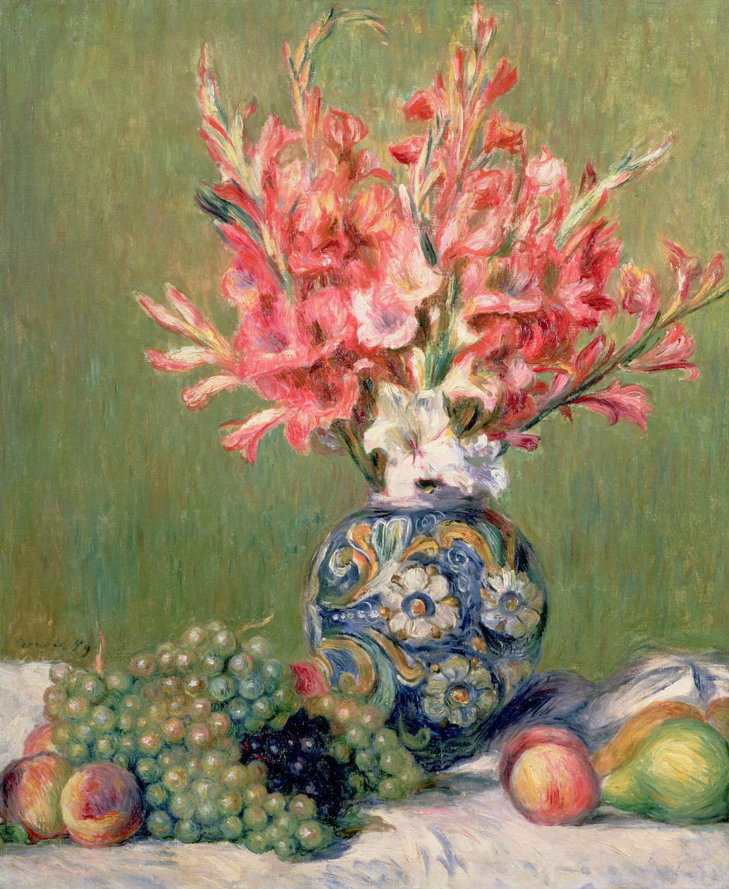Gyümölcsök és virágok csendélete, 1889 alkotó: Pierre Auguste Renoir