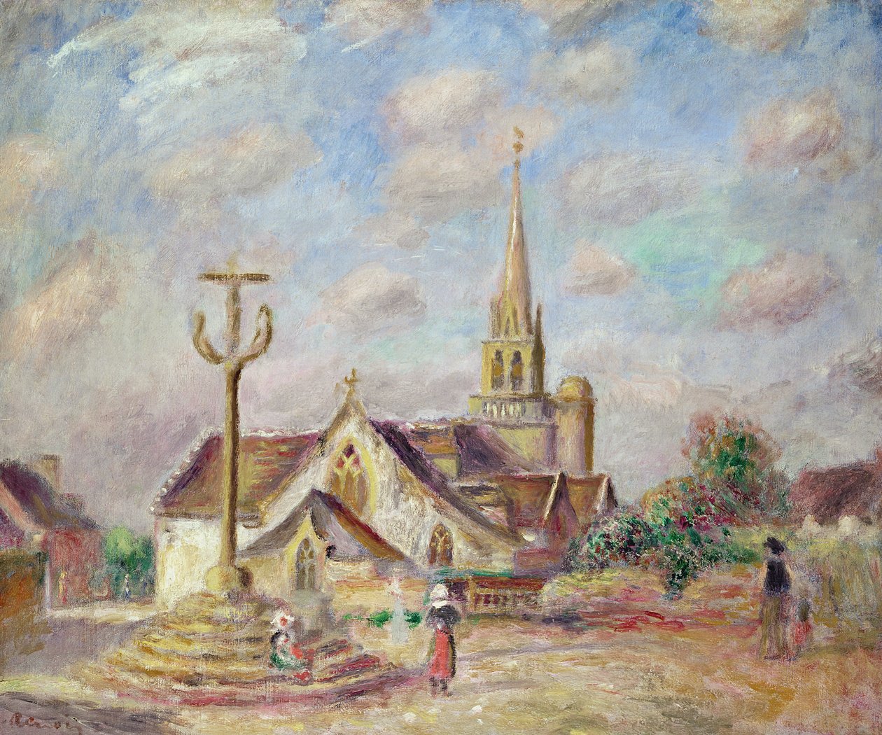 A Pont Aven kálvária, 1892 körül alkotó: Pierre Auguste Renoir