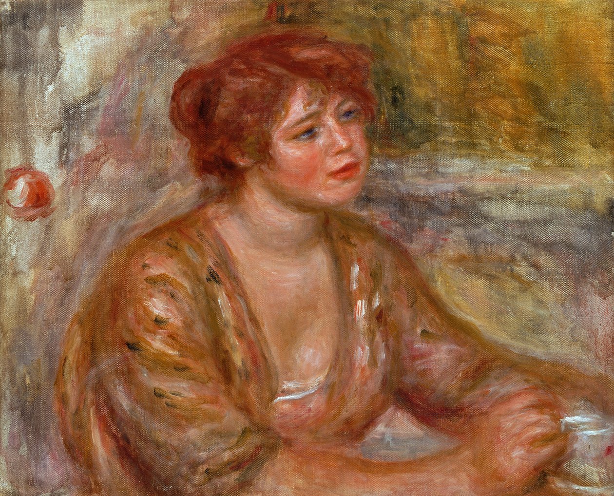 A csésze kávé, Andree portréja (Dede néven) 1917 alkotó: Pierre Auguste Renoir