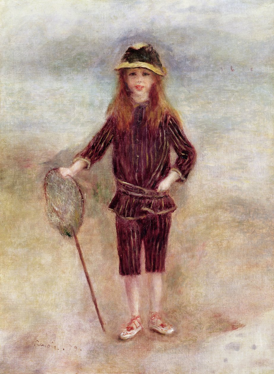 A kis halásznő (Marthe Berard) 1879 alkotó: Pierre Auguste Renoir