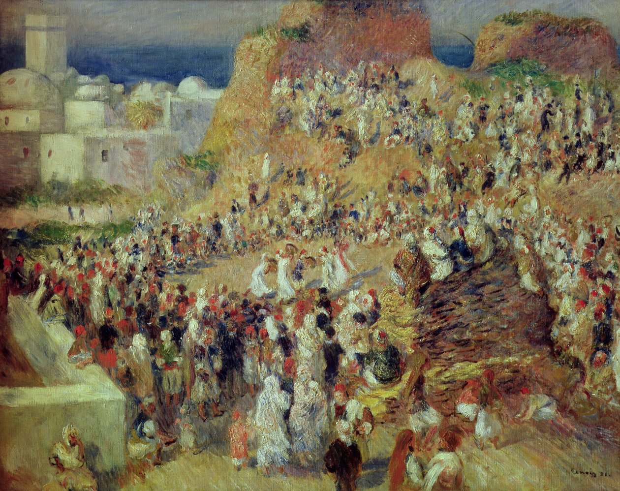 A mecset, vagy arab fesztivál, 1881 alkotó: Pierre Auguste Renoir