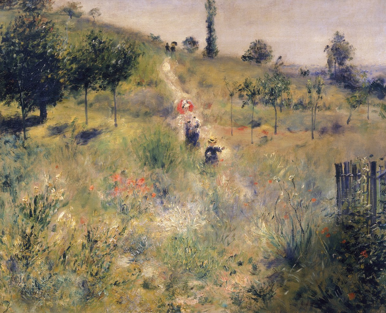 Az ösvény a hosszú fűben, 1875 körül alkotó: Pierre Auguste Renoir