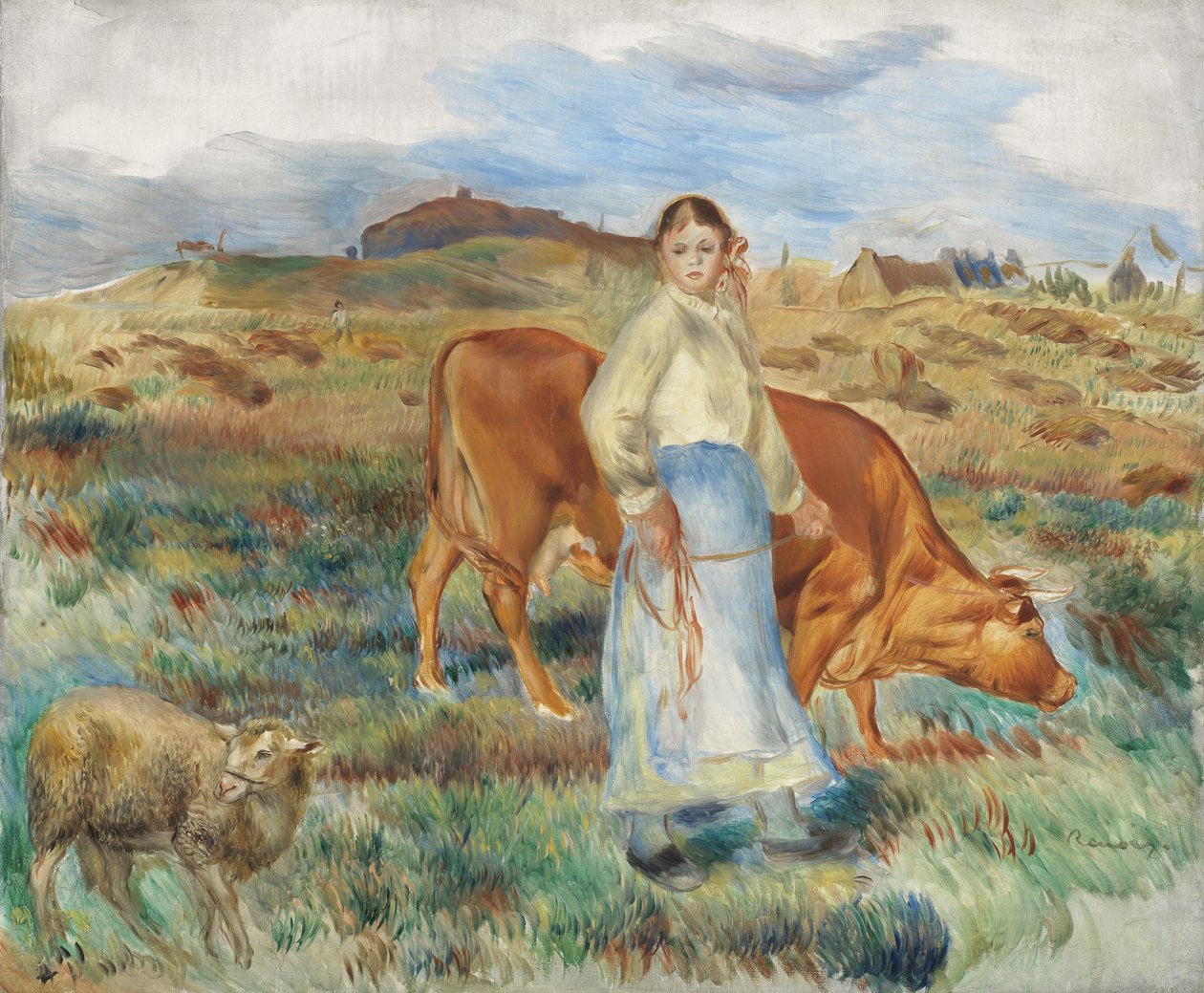 A visszatérés a mezőkről, 1886 alkotó: Pierre Auguste Renoir