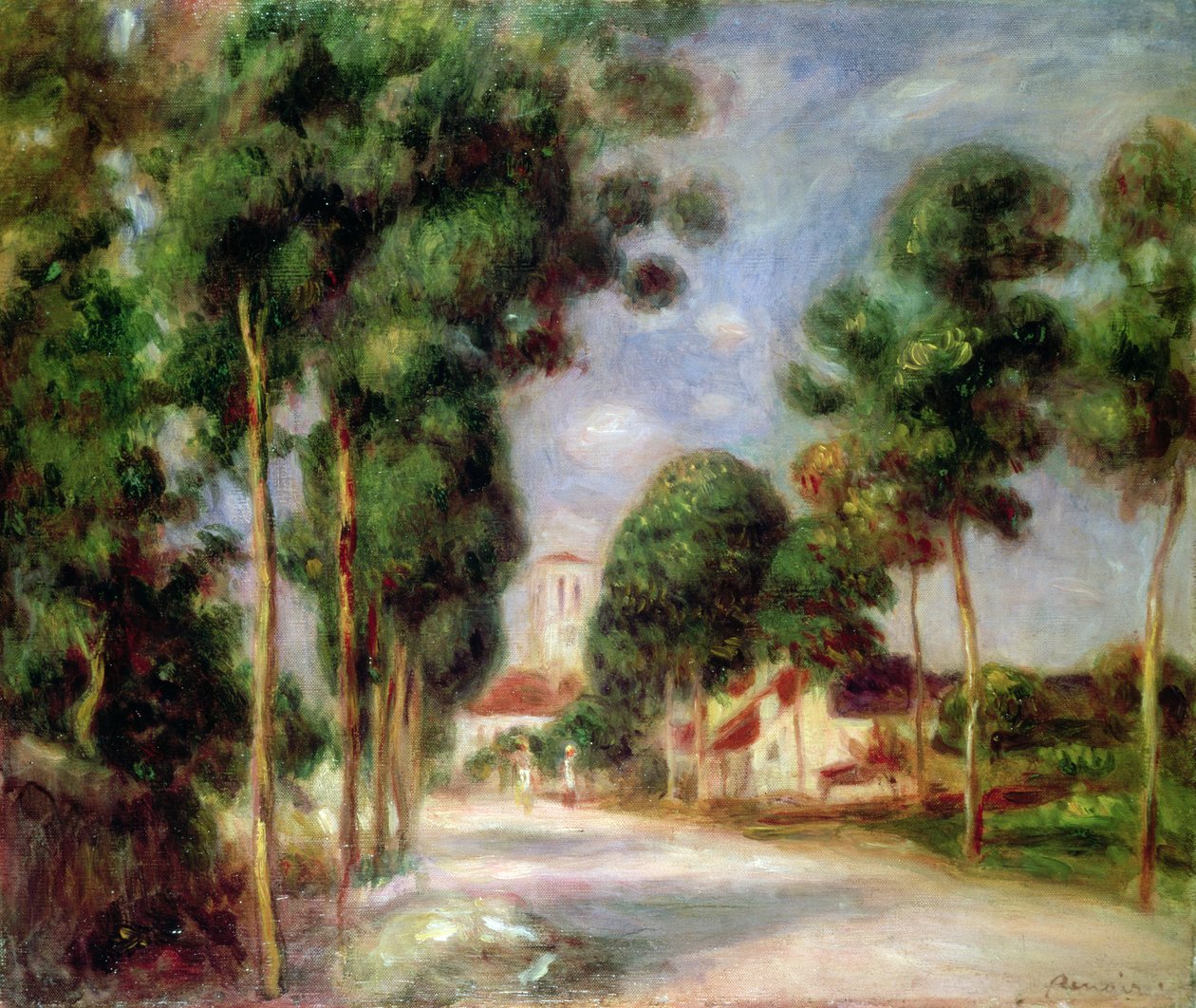 Az út Essoyeshez, 1901 alkotó: Pierre Auguste Renoir