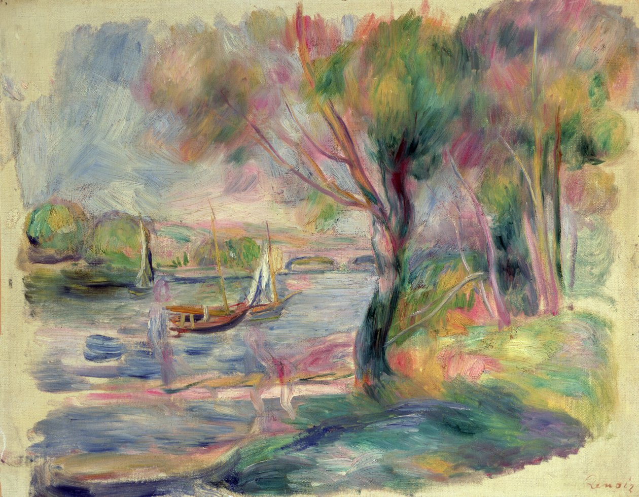 A Szajna Argenteuil-nél, 1892 alkotó: Pierre Auguste Renoir